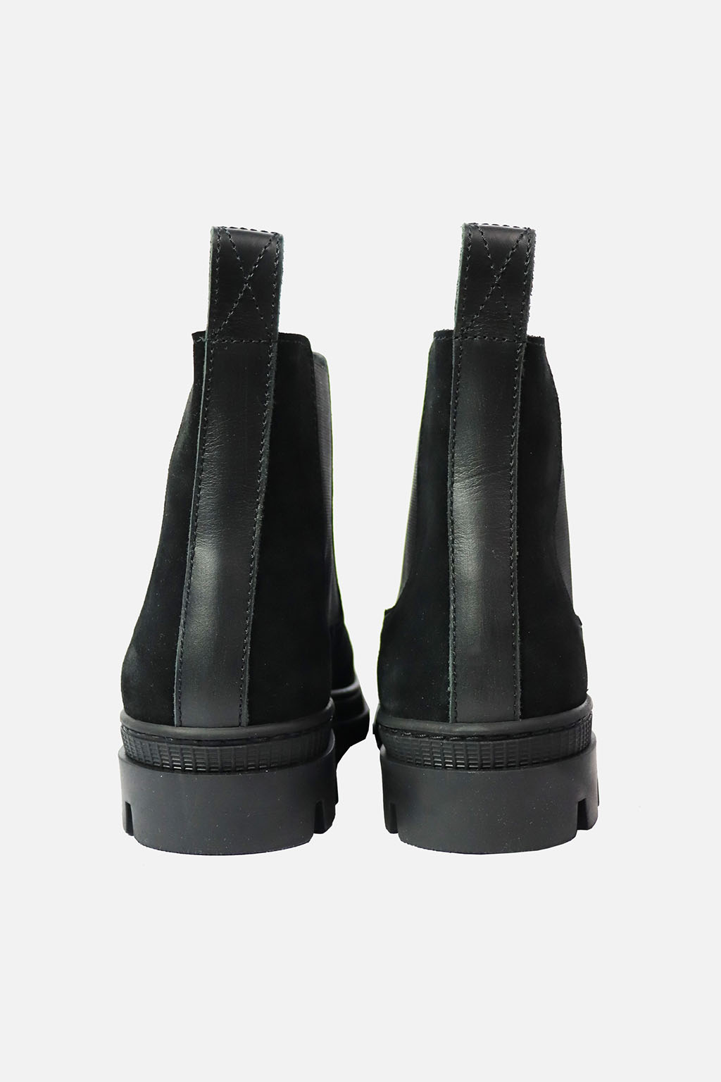 COMBAT CHELSEA BOOTS - BLACK