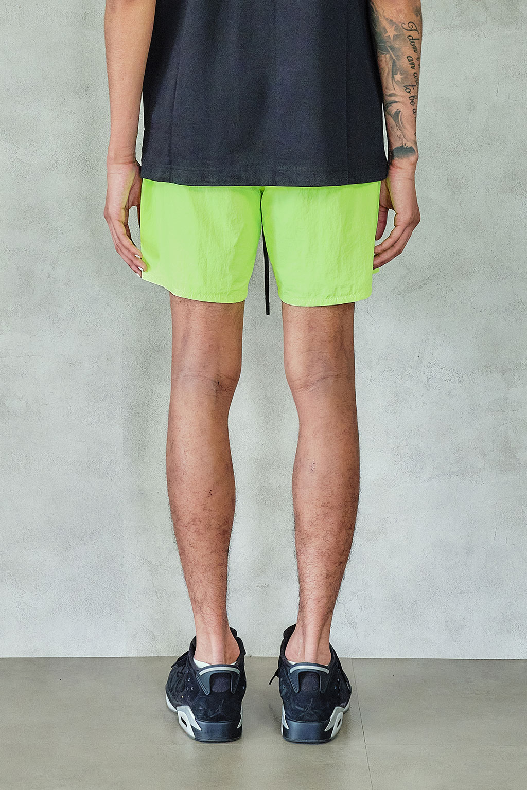 NYLON SHORTS - NEON YELLOW - MLVINCE