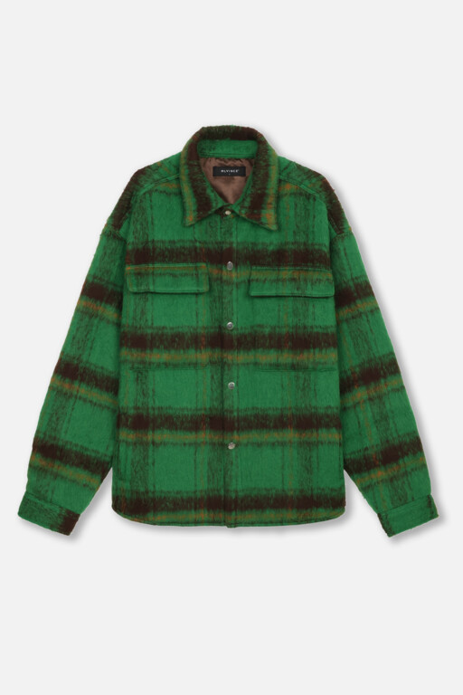 Berne Men's Quilt-Lined Flannel Shirt Jacket