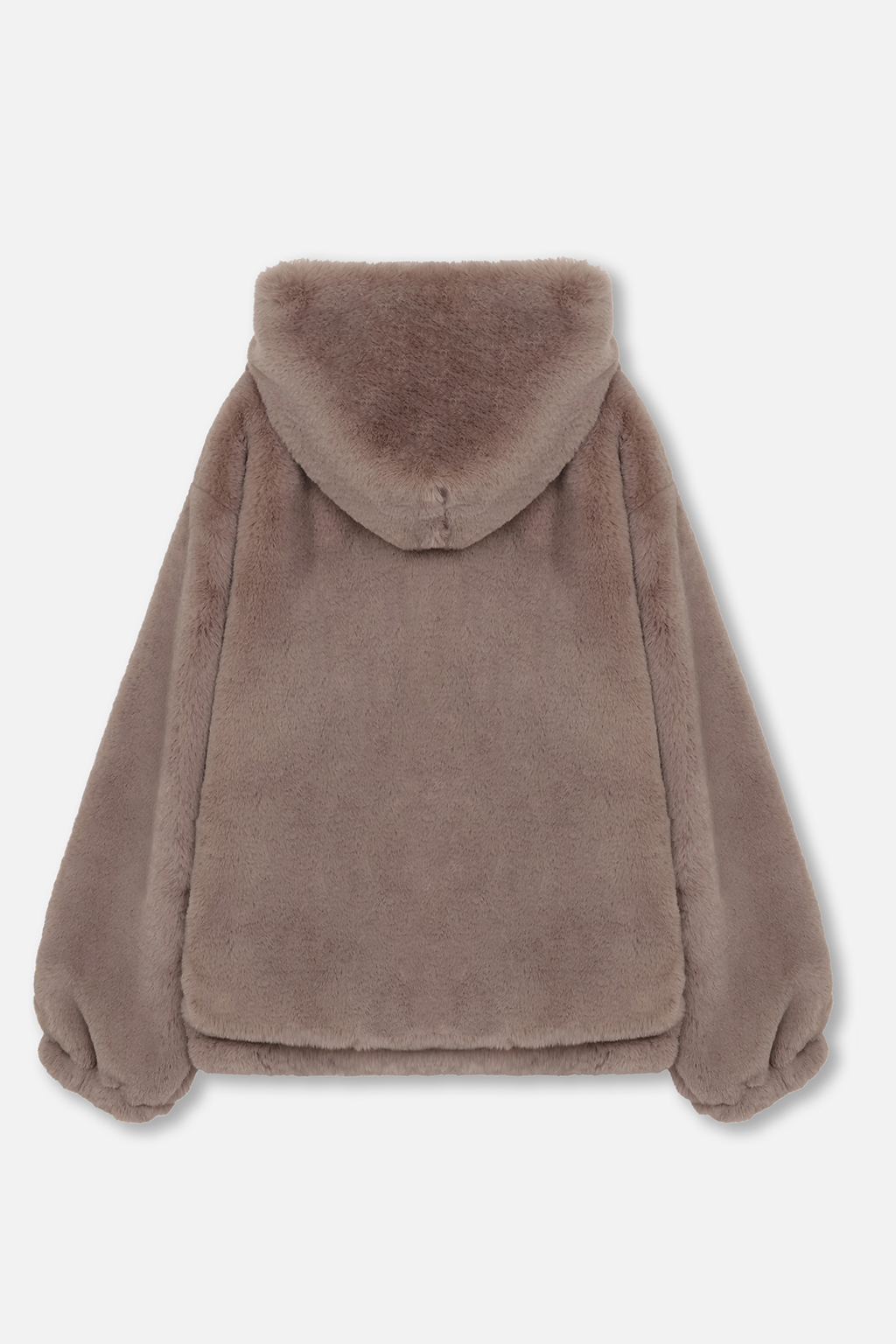 FAUX FUR JACKET - BEIGE