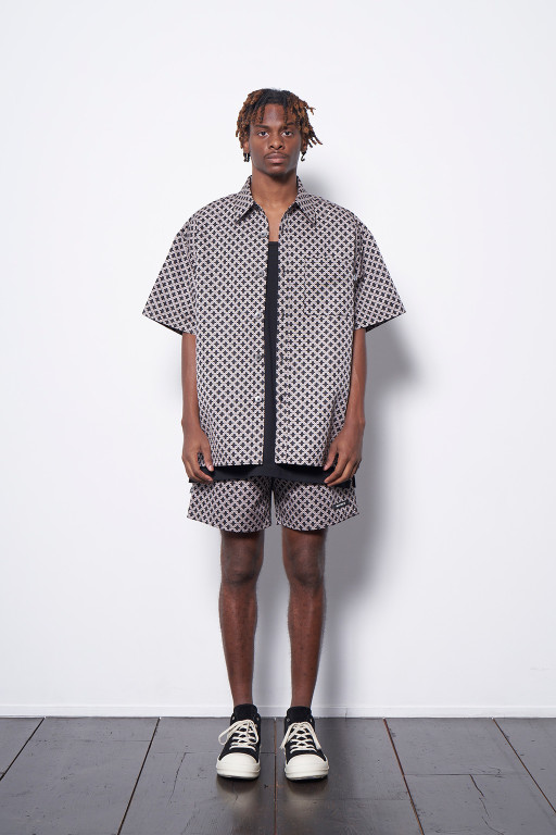 MONO GROSGRAIN S/S SHIRTS - BLACK - MLVINCE