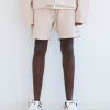 KNIT SHORTS - CREAM