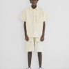 NYLON S/S SHIRTS - CREAM