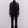 VELOR TRACK JACKET - BLACK