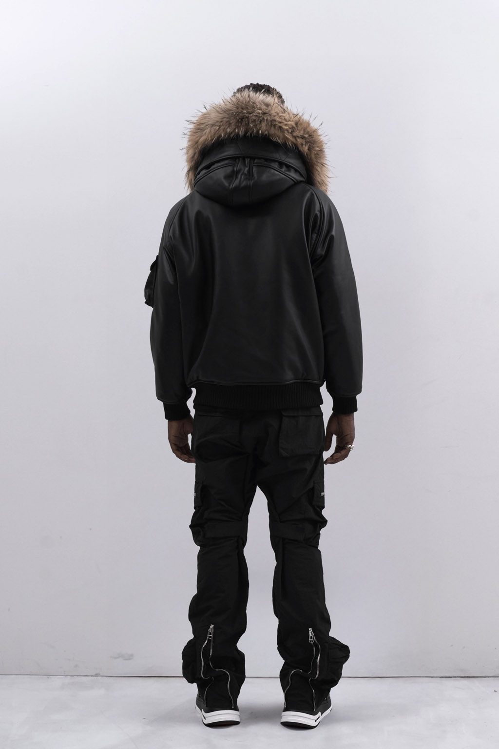 LEATHER N-2B JACKET - BLACK - 画像 (4)