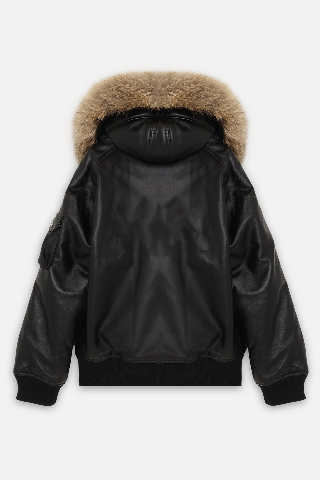 LEATHER N-2B JACKET - BLACK - 画像 (3)