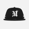 NEW ERA® 59FIFTY AUTHENTIC LOGO CAP - BLACK / WHITE