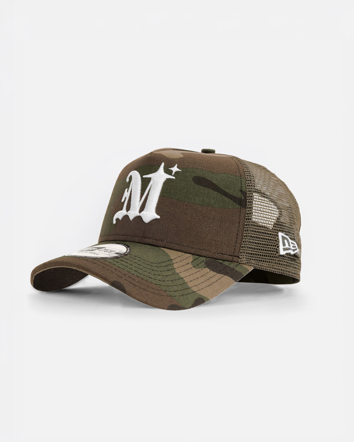 NEW ERA® 9FORTY AUTHENTIC LOGO TRUCKER CAP - CAMO / WHITE - 画像 (4)