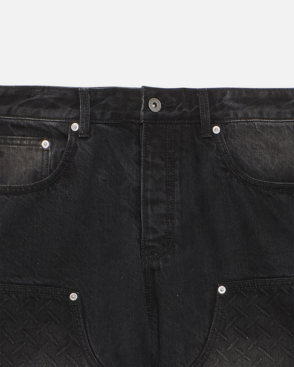 DOUBLE KNEE HOLSTER SHORTS - BLACK - 画像 (7)