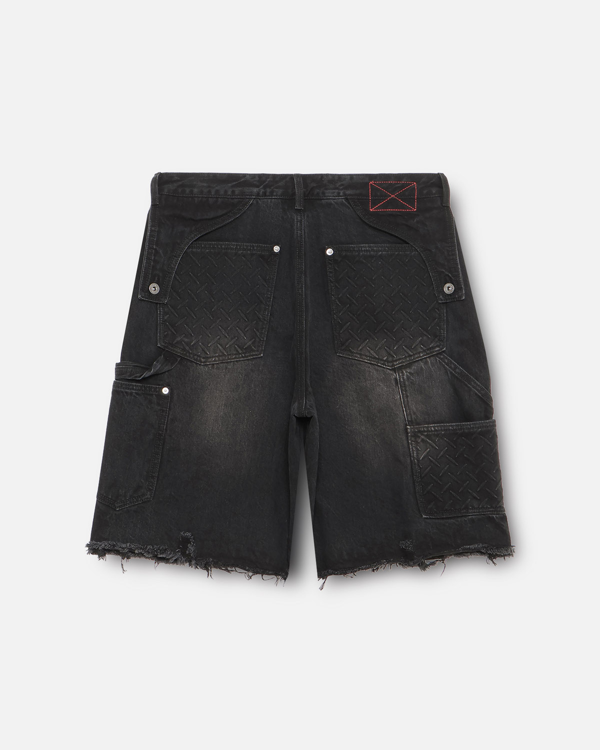 DOUBLE KNEE HOLSTER SHORTS - BLACK - 画像 (3)