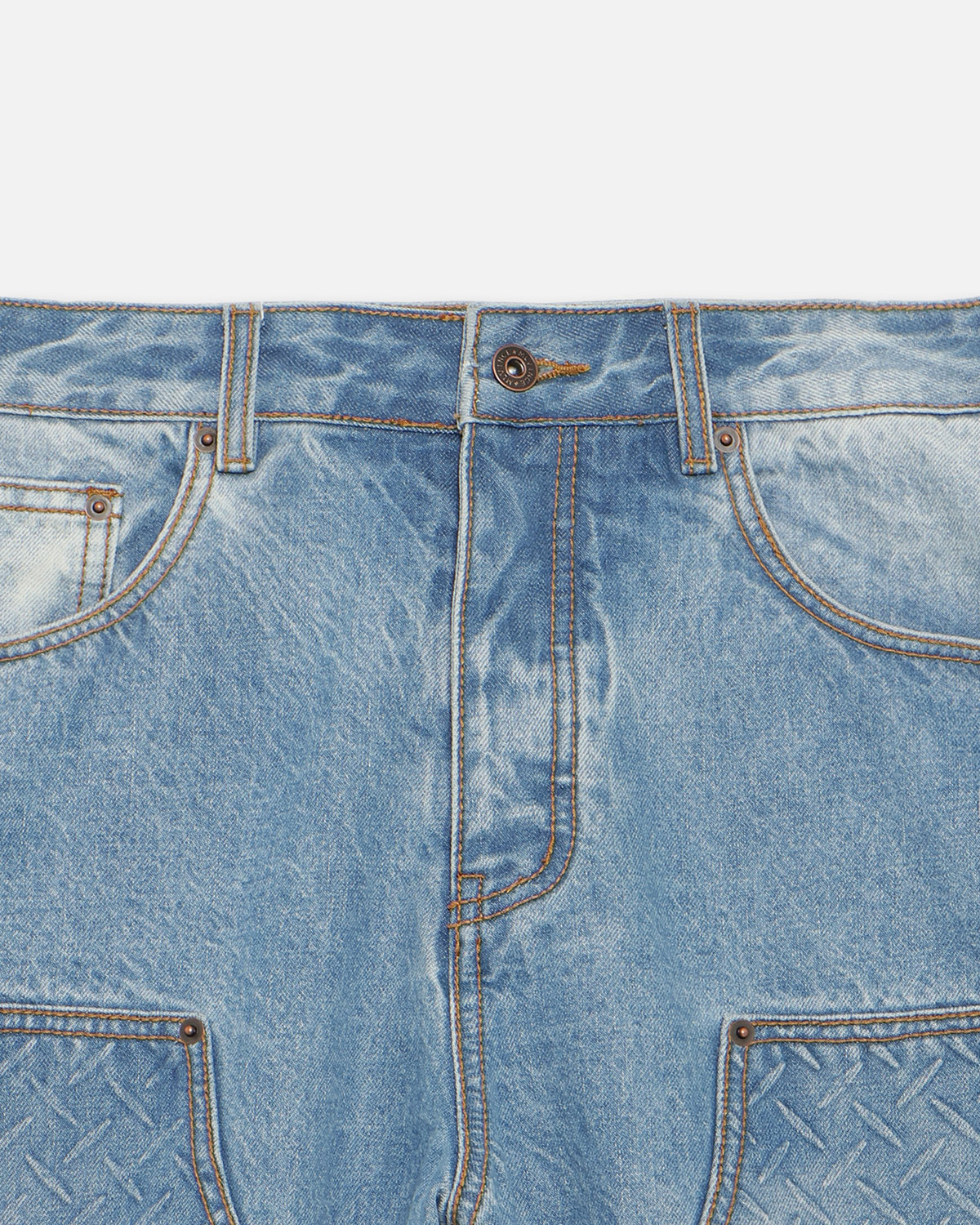 DOUBLE KNEE HOLSTER SHORTS - INDIGO - 画像 (7)