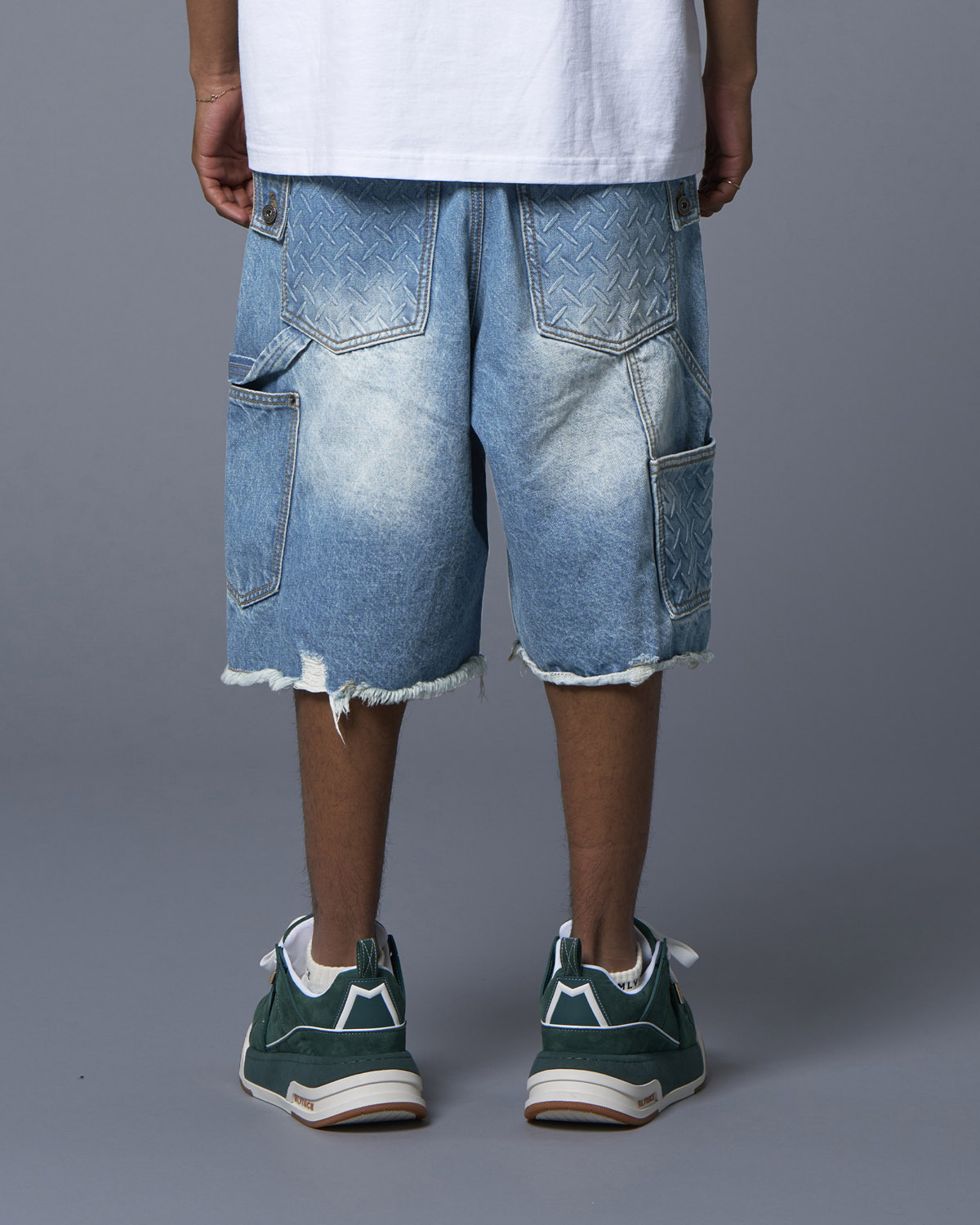 DOUBLE KNEE HOLSTER SHORTS - INDIGO - 画像 (4)