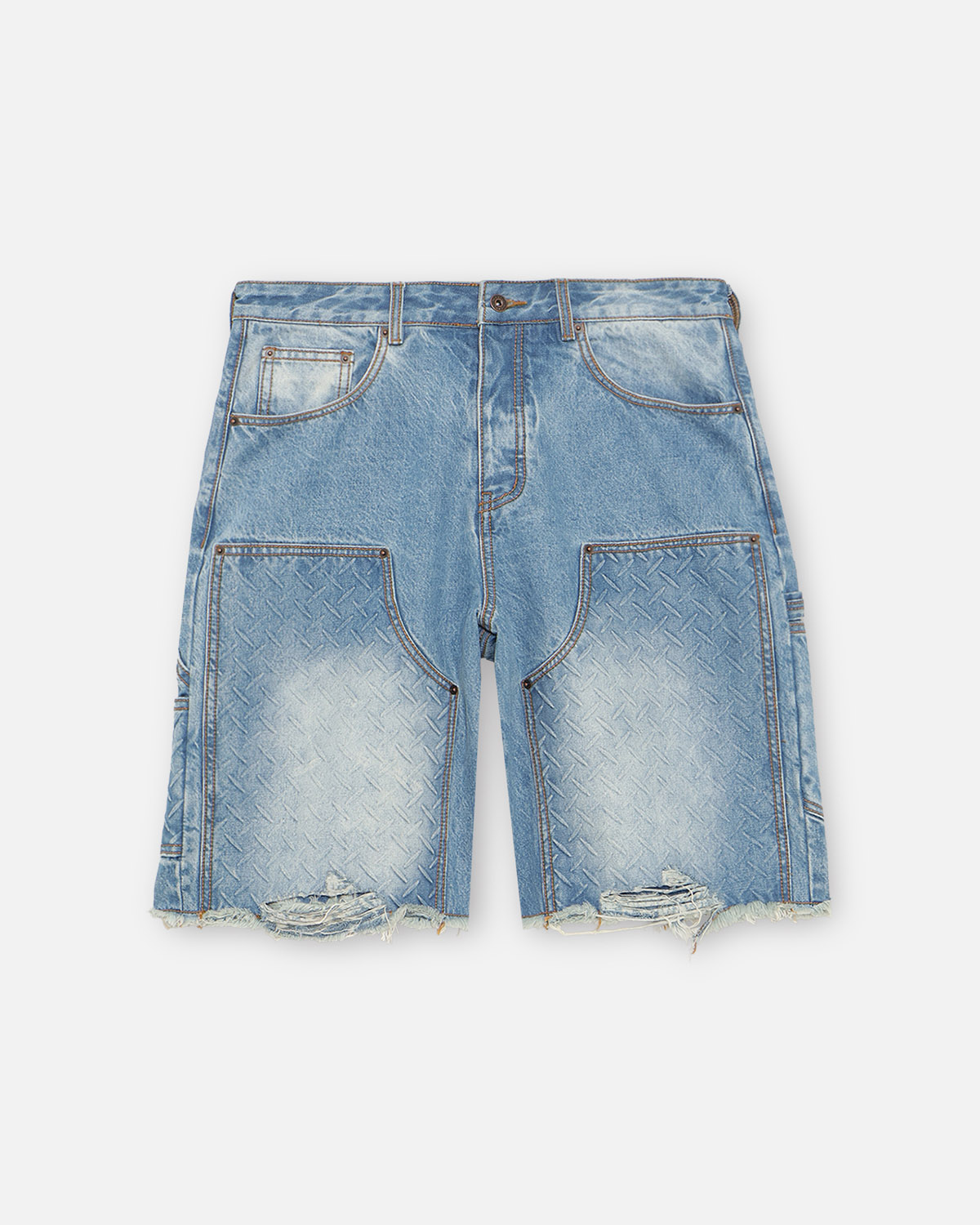 DOUBLE KNEE HOLSTER SHORTS - INDIGO - 画像 (2)