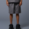 MONOGRAM SHORTS - BLACK