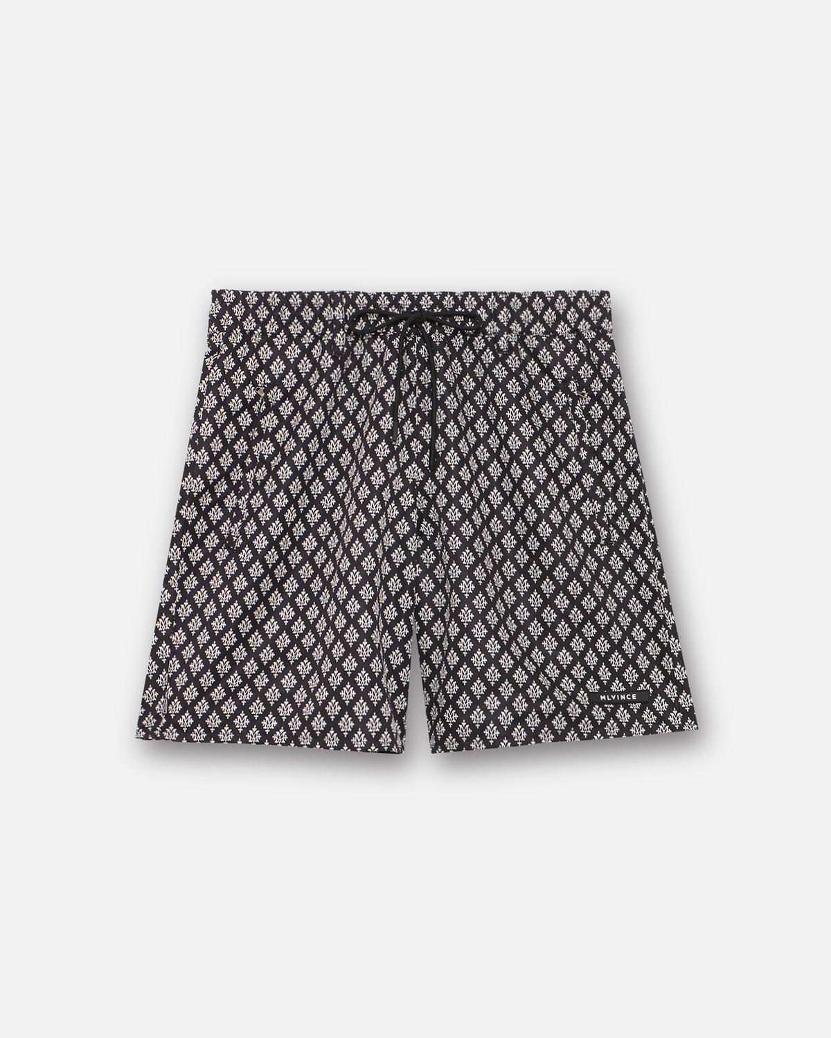 MONOGRAM SHORTS - BLACK - Image 2