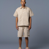 MONOGRAM S/S SHIRTS - CREAM