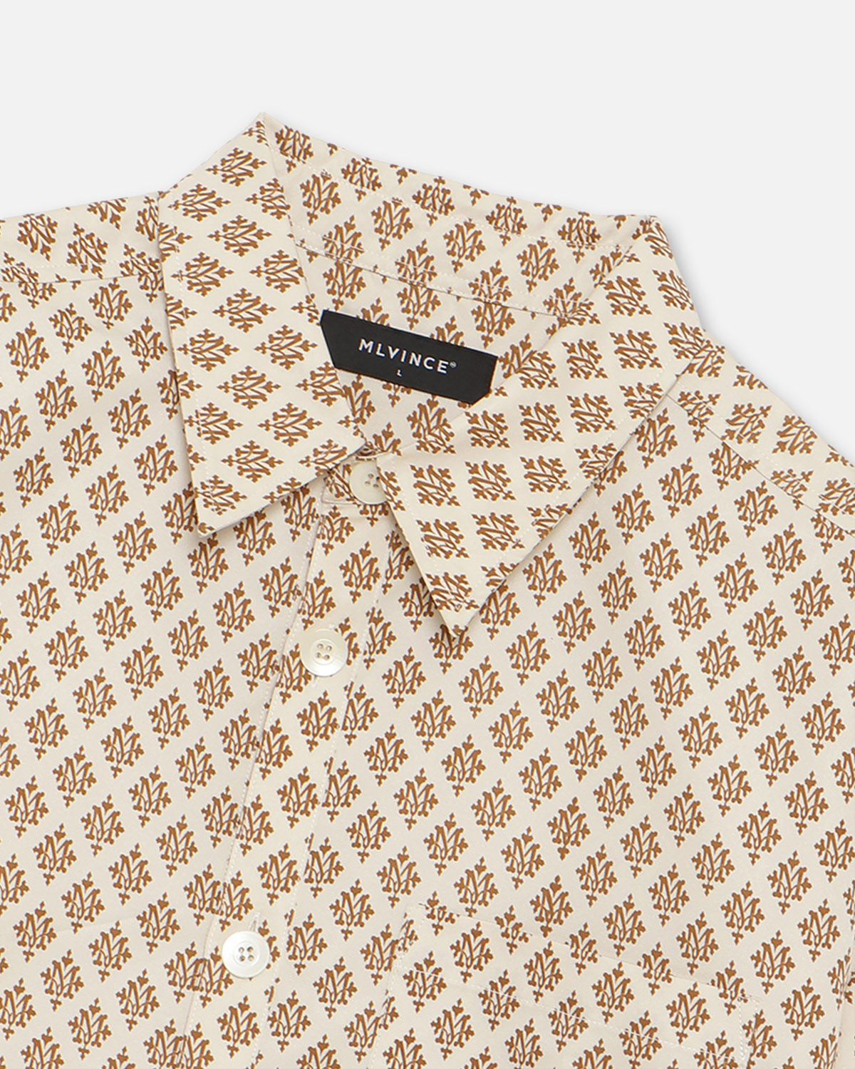 MONOGRAM S/S SHIRTS - CREAM - Image 7