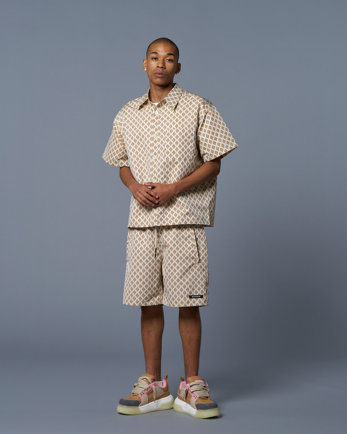 MONOGRAM S/S SHIRTS - CREAM - Image 6