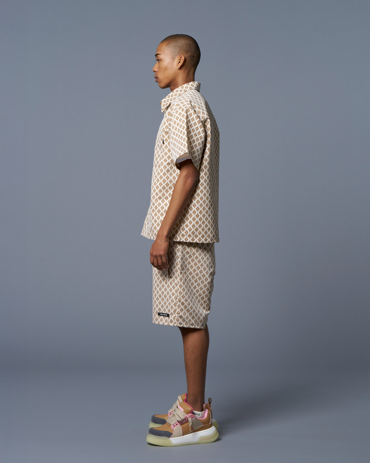MONOGRAM S/S SHIRTS - CREAM - Image 5