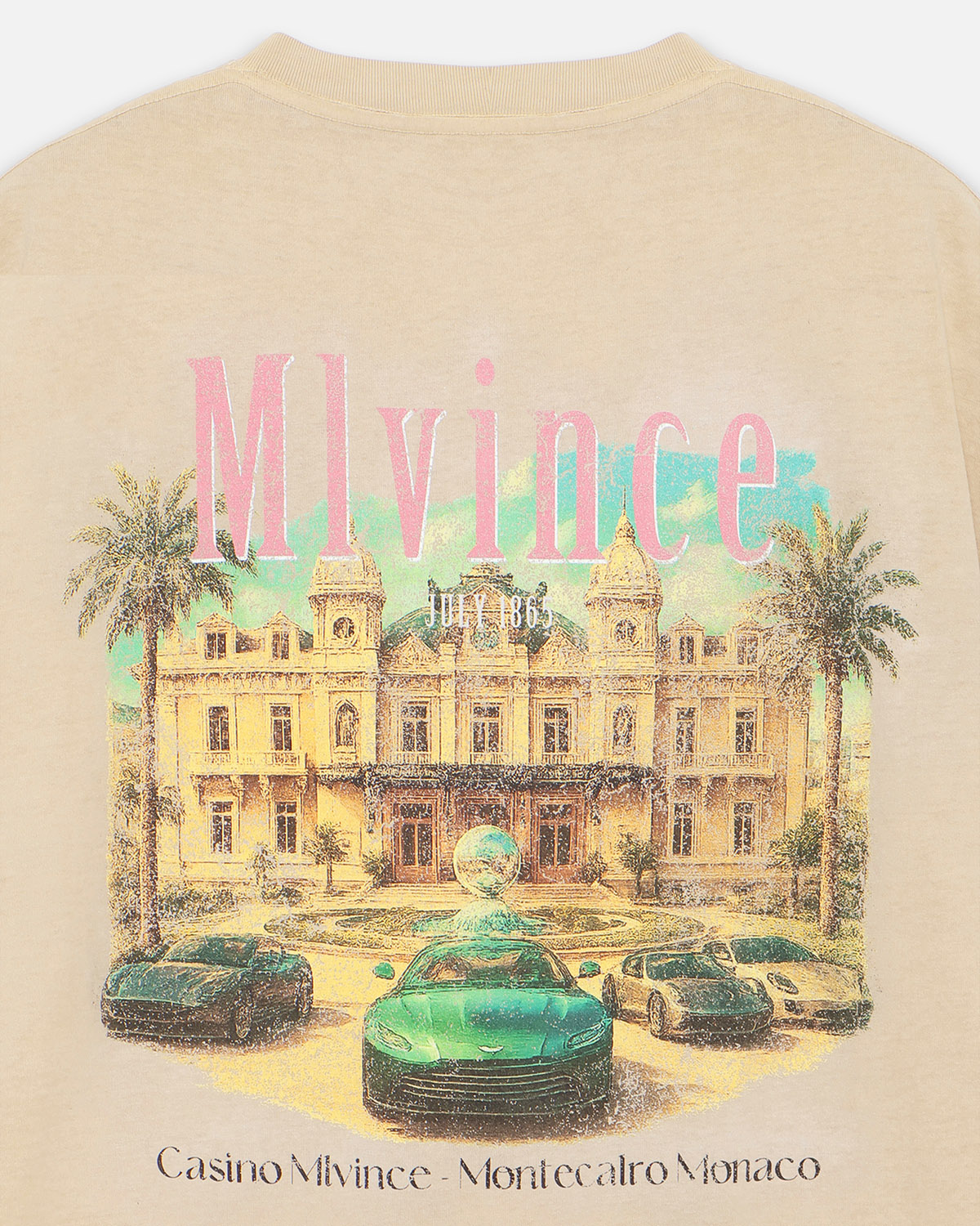 MONTECALRO BIG TEE - WASHED BEIGE - Image 7