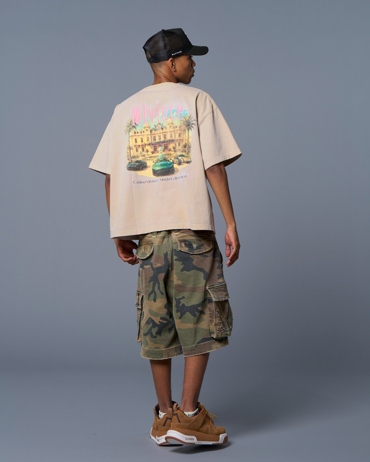 MONTECALRO BIG TEE - WASHED BEIGE - Image 6