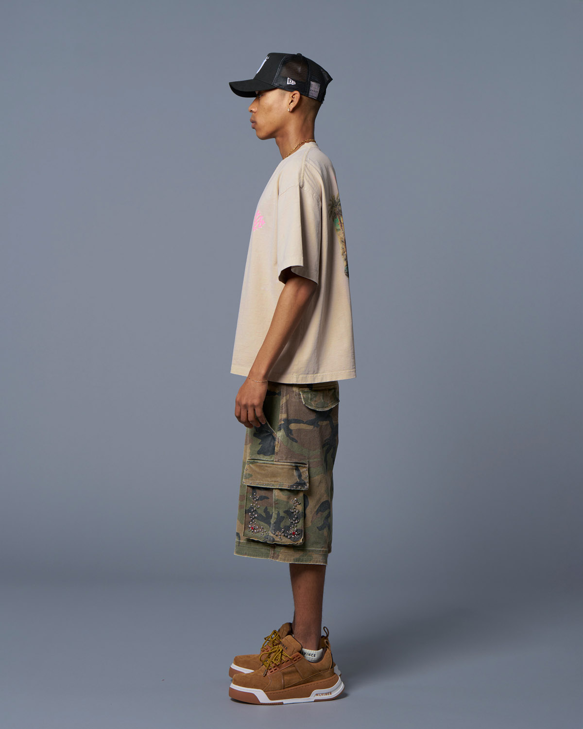 MONTECALRO BIG TEE - WASHED BEIGE - Image 5