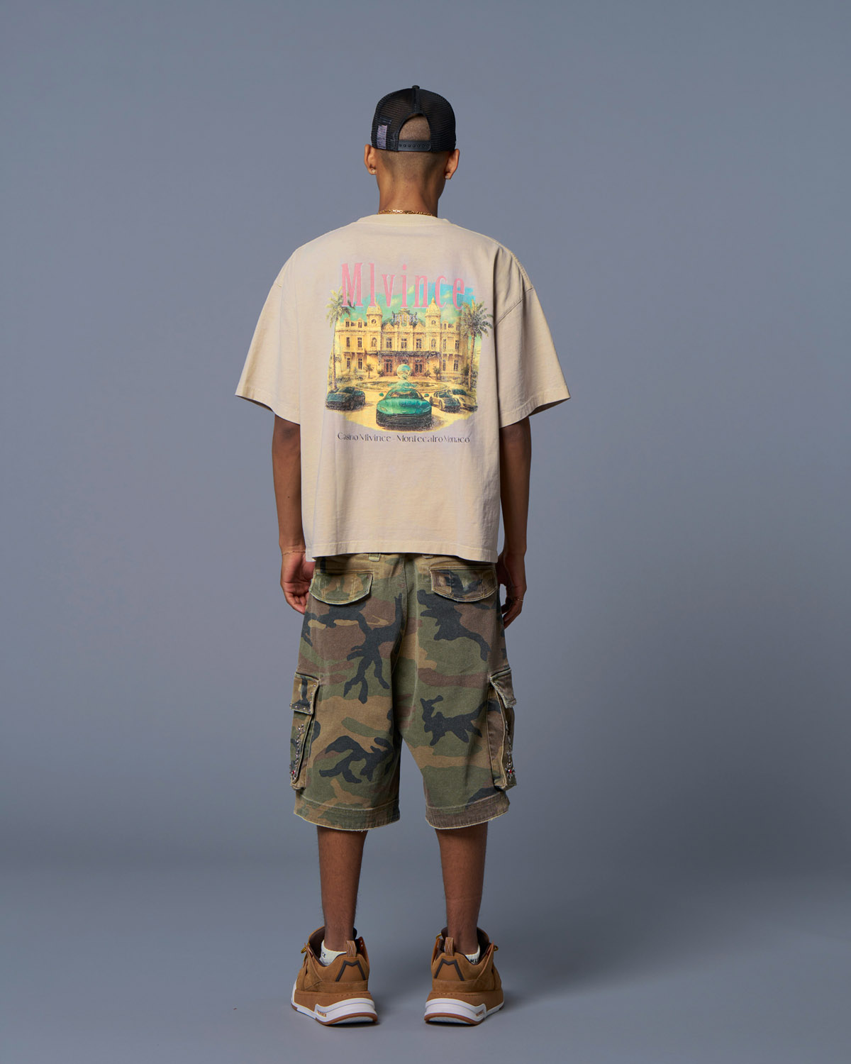 MONTECALRO BIG TEE - WASHED BEIGE - Image 4