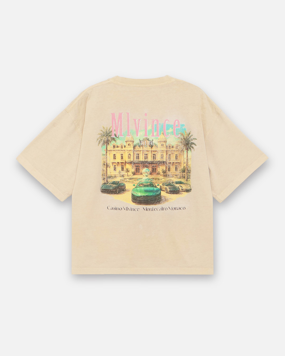 MONTECALRO BIG TEE - WASHED BEIGE - Image 2