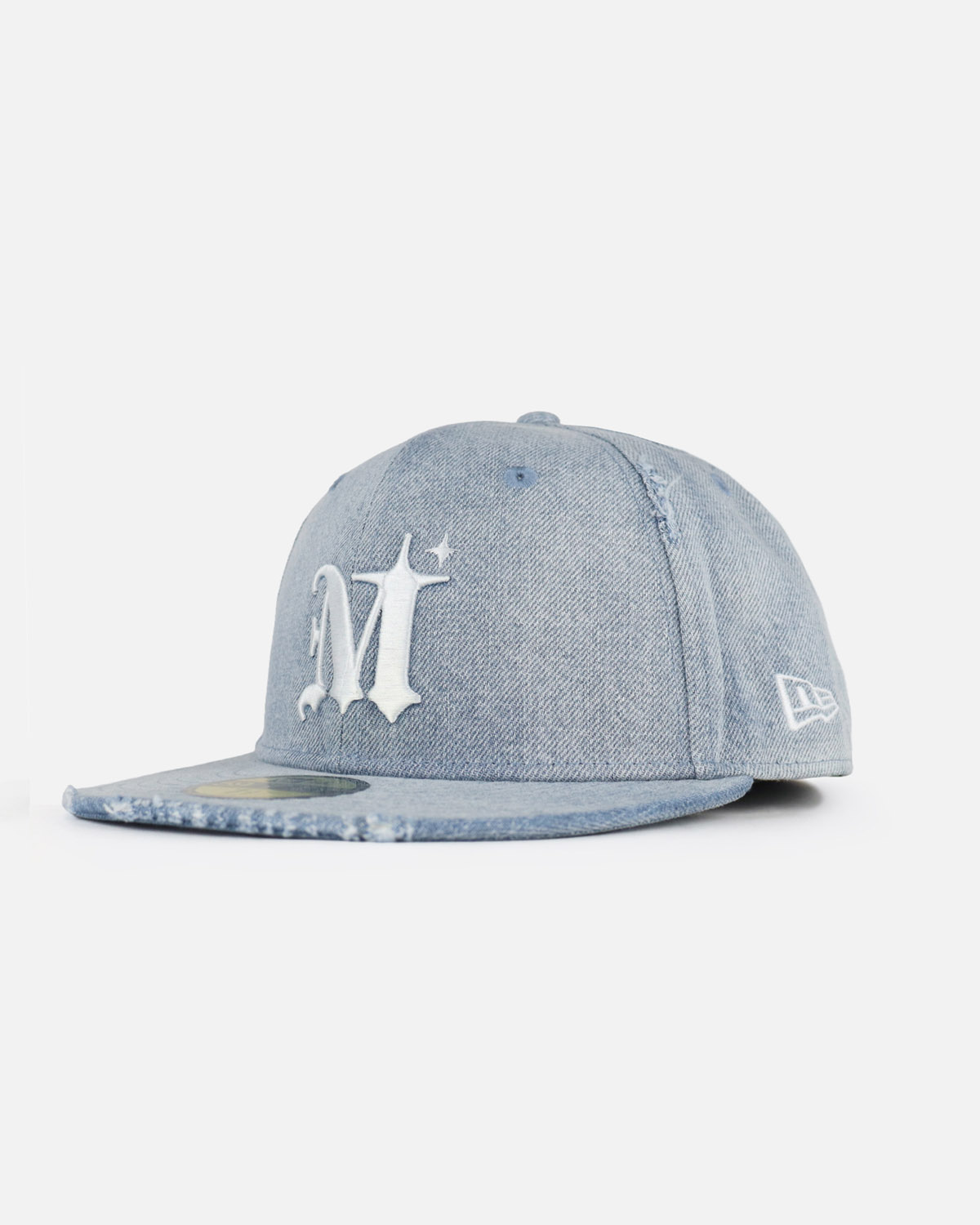 NEW ERA® 59FIFTY AUTHENTIC LOGO CAP - LIGHT INDIGO / WHITE - 画像 (4)